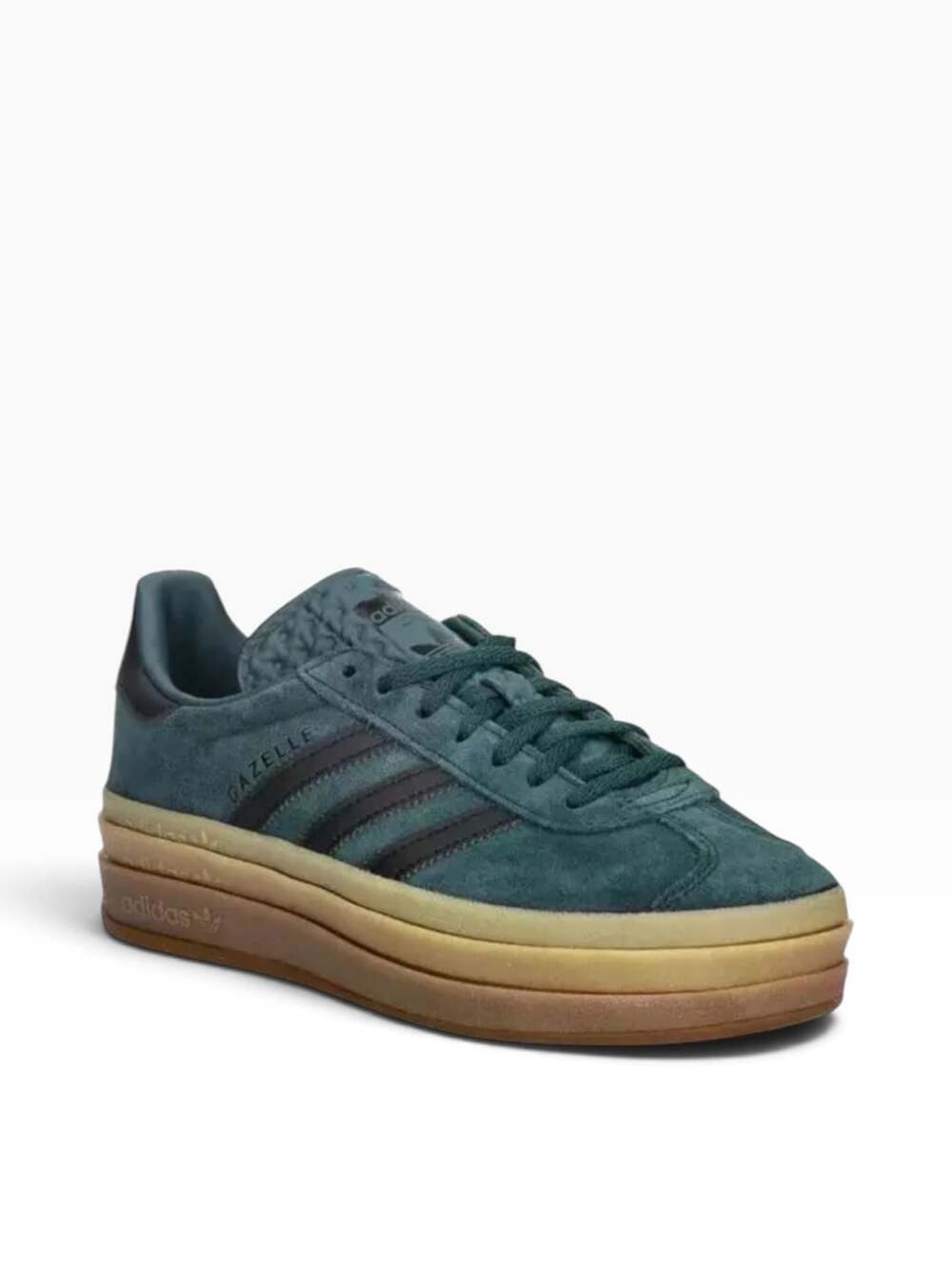 NEW Adidas Gazelle Bold Platform Sneakers Aurora Ivy Green Size 10
